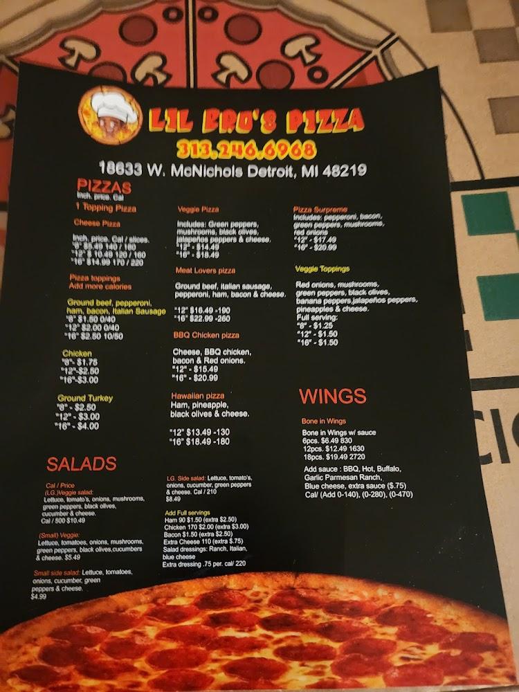 Lil Bros Pizza Pepsi